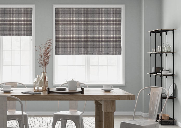 Highland, Dove Grey - Twist&Fit Roman Blind - Image 3